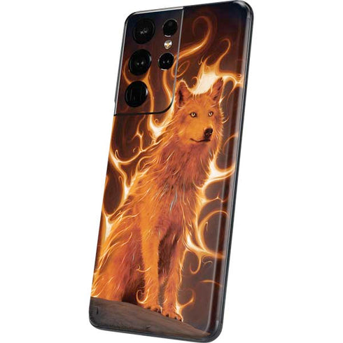 Vincent Hie Phoenix Wolf Galaxy S21 Ultra 5G Skin